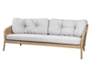 Cane-line Ocean large loungesofa - natur - white grey hynde